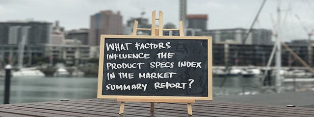 factors influencing product specs index