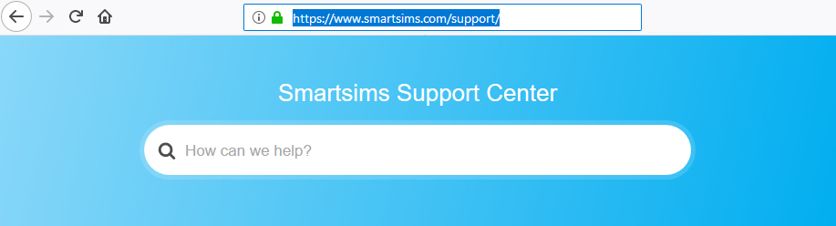 Smartsims Support Center