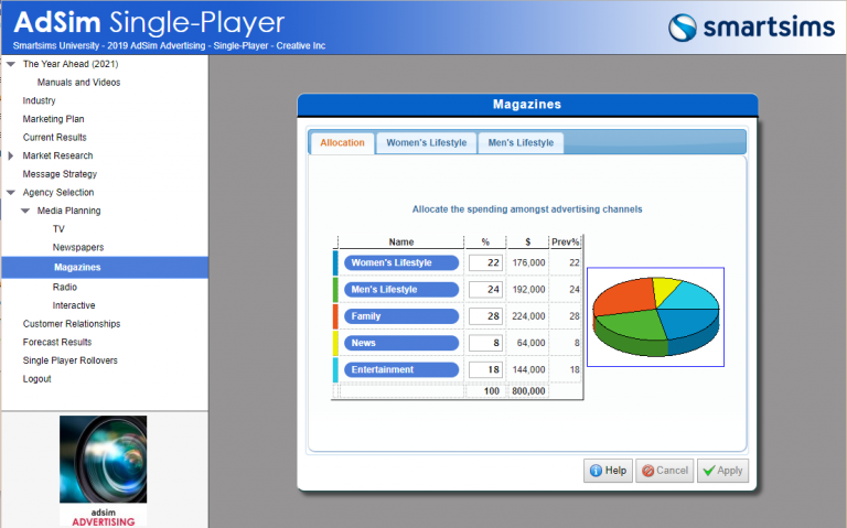 Simulation Advertising A Student's Perspective on AdSim Advertising Simulation | Smartsims